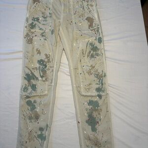 Anthropologie Pilcro splatter paint jeans